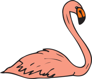 300x258 Flamingo Bird Clip Art Vector Flamingo Graphics