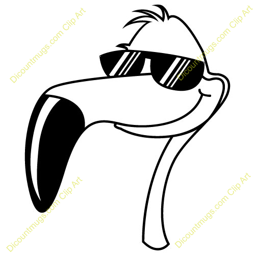 500x500 Flamingo Clipart Face