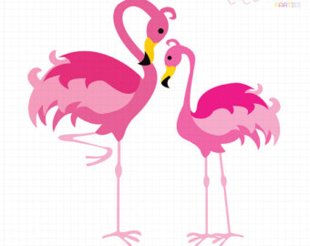 340x270 Pink Flamingo Clipart