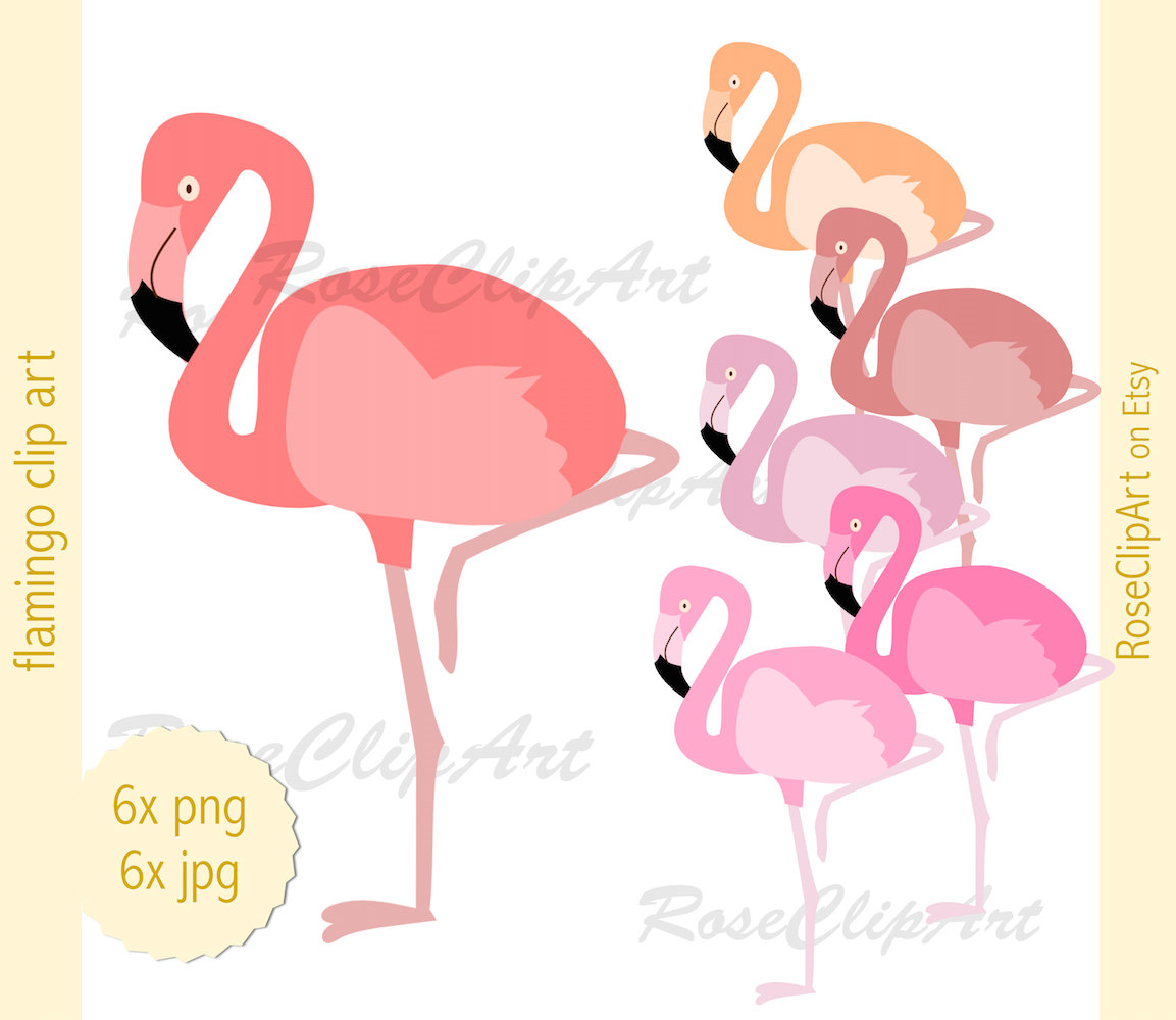1153x1000 6x Flamingo Clipart