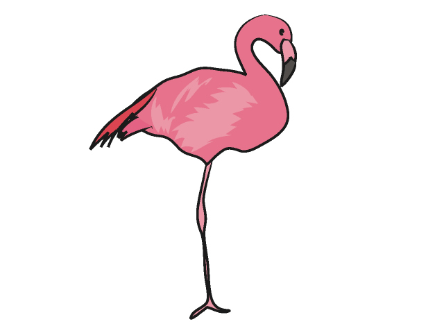 640x480 Flamingo Clip Art Clipart Bay