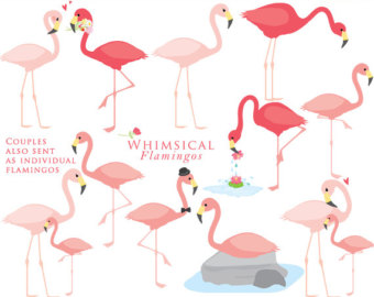 340x270 Flamingo Clip Art Etsy Studio