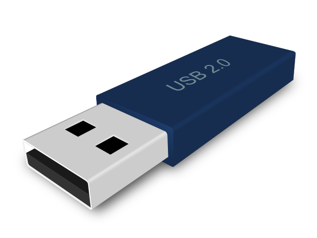 640x480 Flash Drive Clip Art