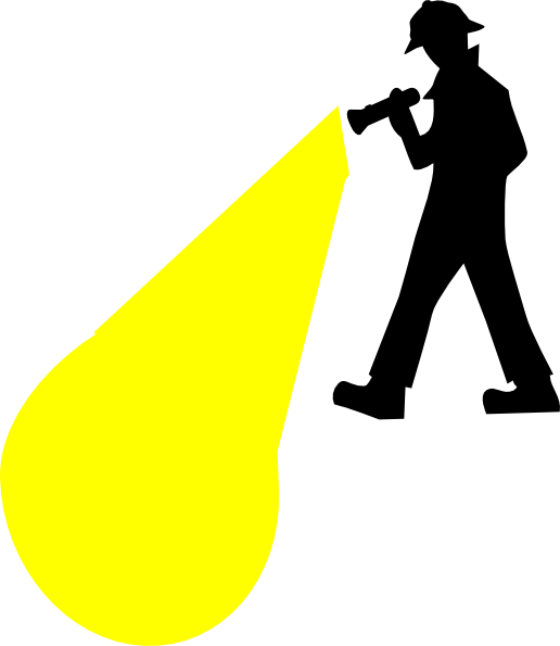 516x595 Flashlight Clip Art