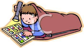 350x203 Boy Reading A A Comic Book By Flashlight