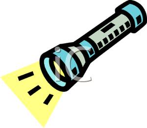 300x261 Flashlight Clipart