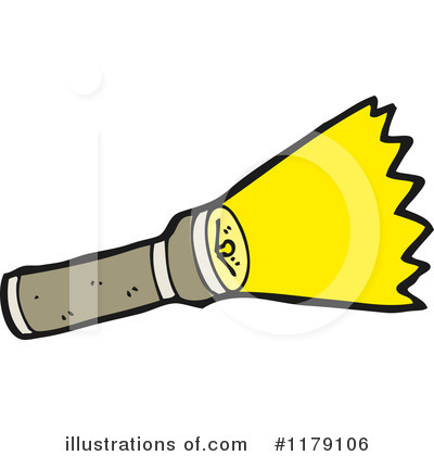 400x420 Flashlight Black And White Clipart