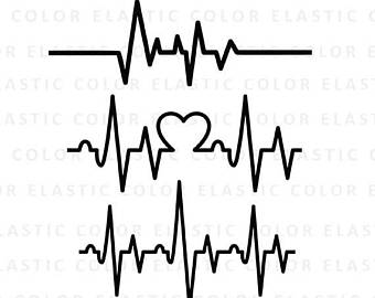 340x270 Heartbeat Svg Etsy