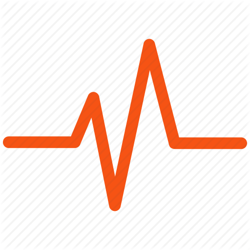512x512 Lines Clipart Heart Rate