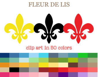 340x270 Fleur De Lis Clipart Etsy