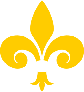 273x300 Gold Fleur De Lis Clip Art