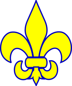 249x299 Royal Blue Fleur De Lis Clip Art