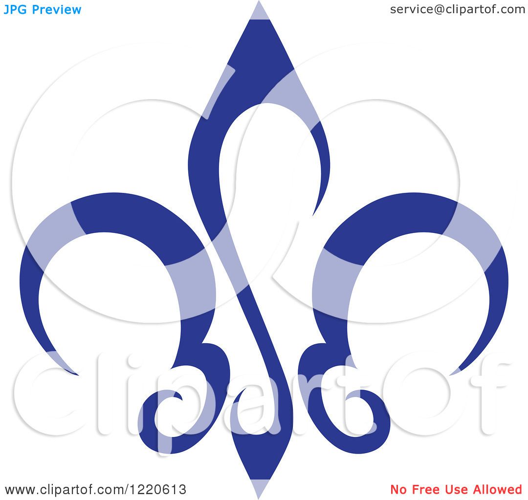 1080x1024 Clipart Of A Blue Fleur De Lis