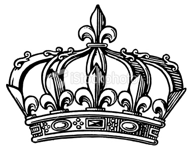 380x307 Fleur De Lis Crown Vector Art, Crown And Tattoo