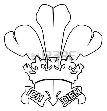 434x450 The Traditional Fleur De Lis Or Three Feathers Symbol, Or Prince