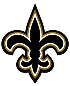 245x300 4x4 Inch Fleur De Lis Shaped Sticker Decal New Orleans Saints