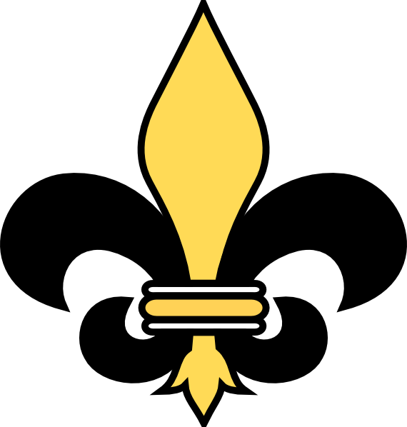 570x598 Saintly Fleur De Lis Clip Art
