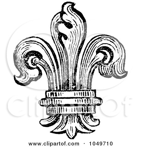 450x470 Royalty Free (Rf) Clip Art Illustration Of A Vintage Black