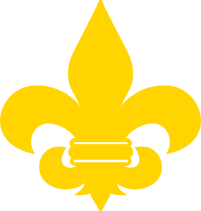 285x299 Yellow Fleur De Lis Clip Art