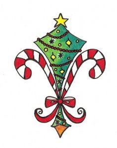236x298 Christmas Fleur De Lis Clip Art
