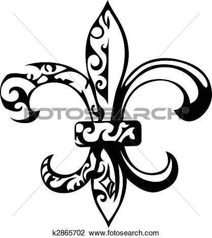 418x470 Fleur Di Lis Clipart