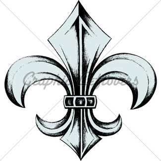 Fleur De Lys Template | Free download on ClipArtMag