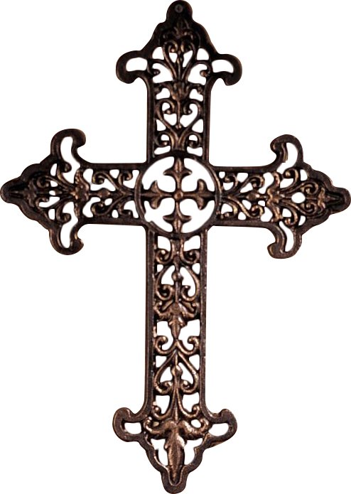 494x695 Design Toscano Fleur De Lis Cross Wall Decor Amp Reviews Wayfair