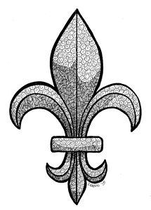 215x300 Fleur De Lis Drawings
