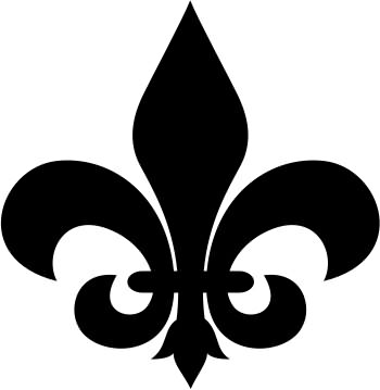 350x359 Fleur De Lis Tattoo Drawing