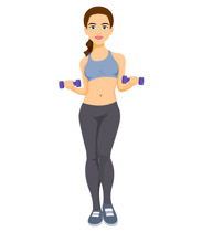202x210 Free Fitness And Exercise Clipart