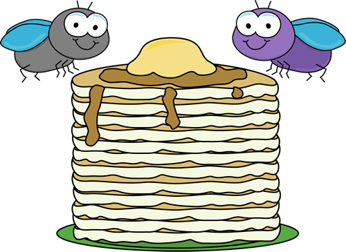 500x365 Flies And Food Clip Art