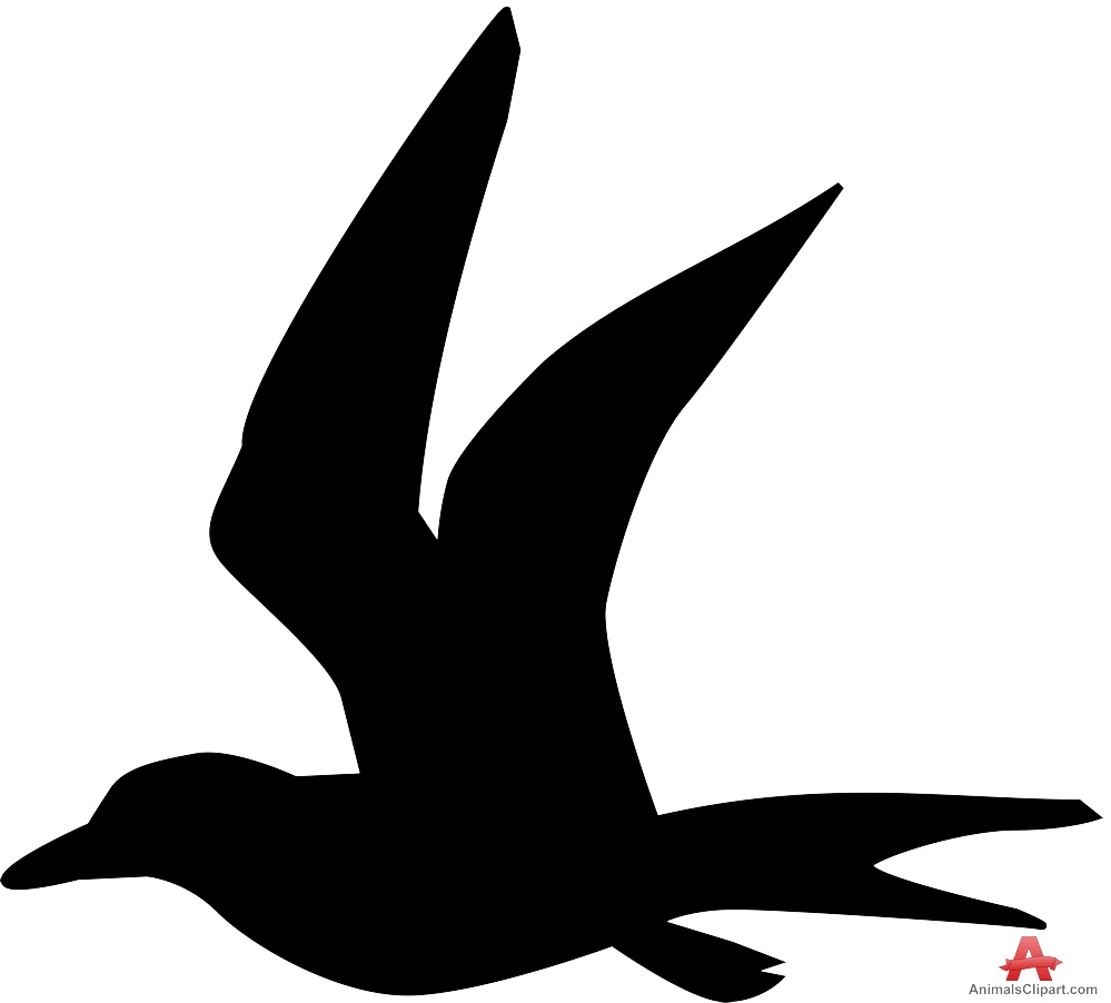 999x902 Bird Silhouette In Flight Free Clipart Design Download