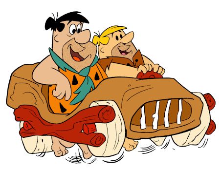 450x347 Car Clipart Flintstones