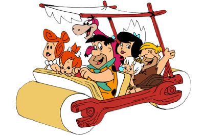 399x266 Car Clipart Flintstones