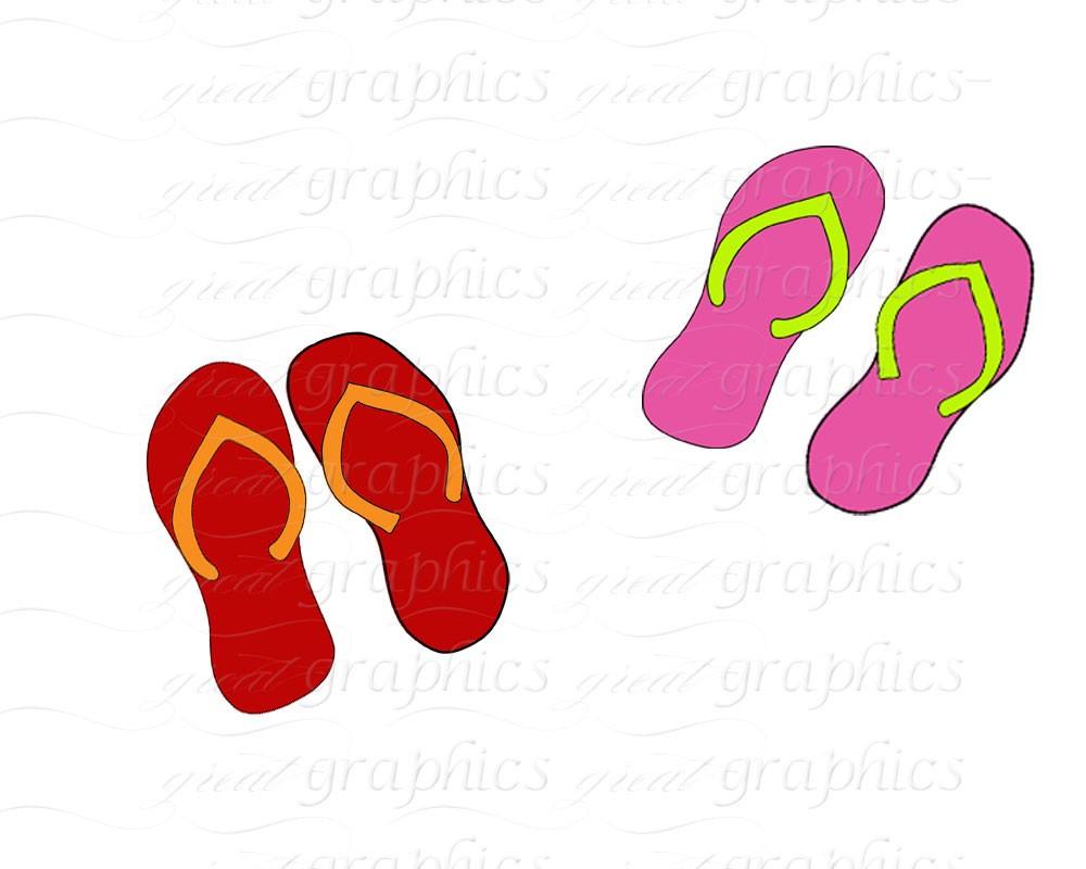 1000x800 Flip Flop Clip Art Flipflop Digital Clipart Flip Flop Flipflops