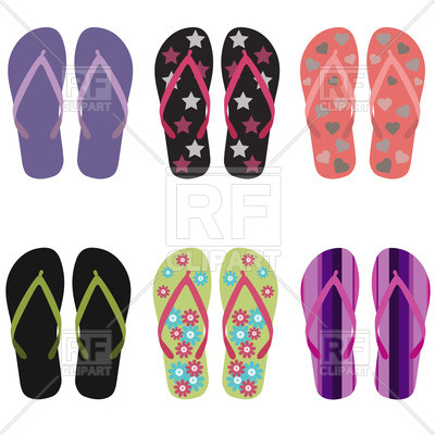 400x400 Flip Flops (Beach Slippers)