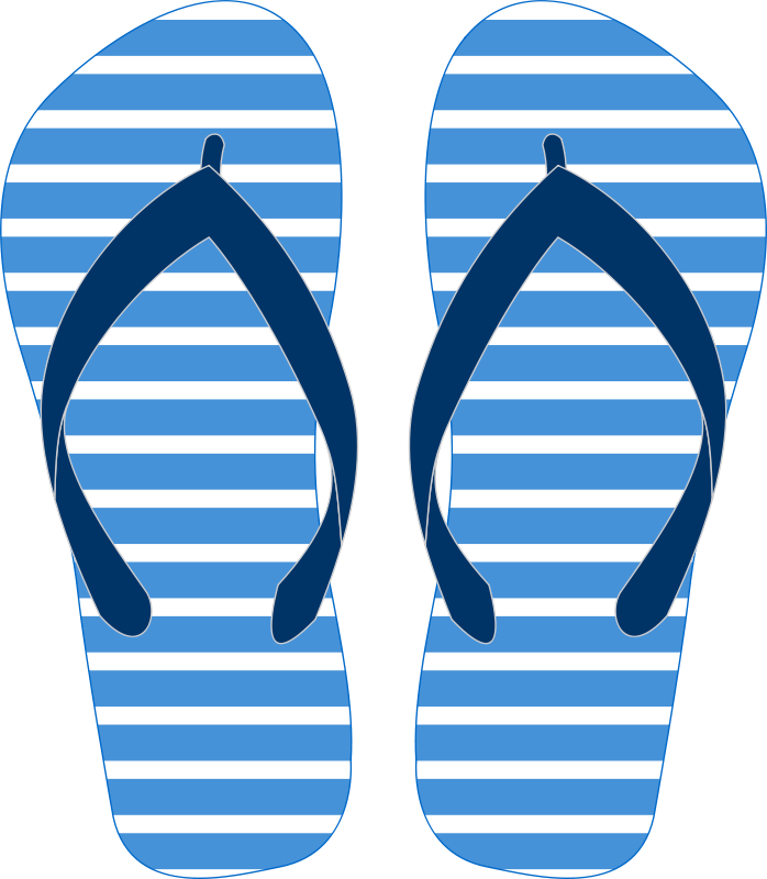 698x800 Summer Flip Flop Clip Art Cliparts