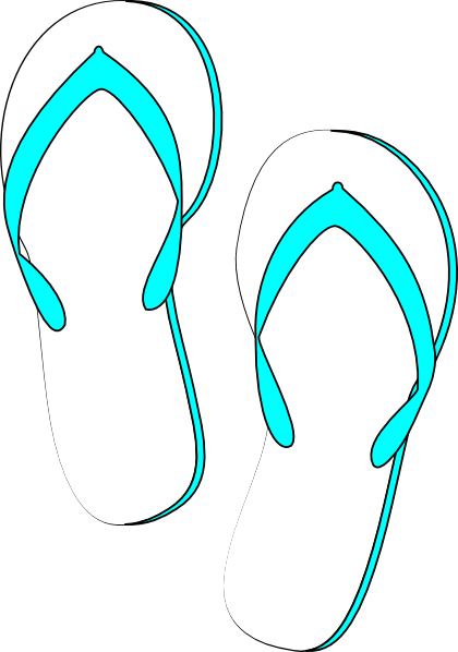 420x598 Flip Flops Clip Art