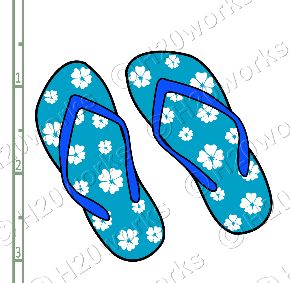 1004x980 Flip Flops On The Beach Clipart