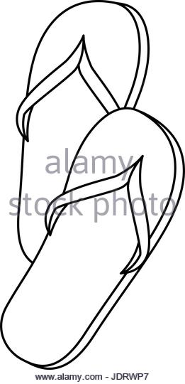 261x540 Flip Flop Icon Black Background Stock Photos Amp Flip Flop Icon