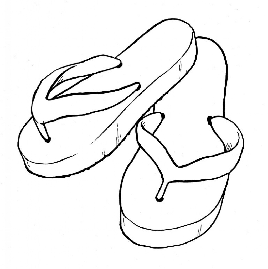 Flip Flop Drawings | Free download on ClipArtMag