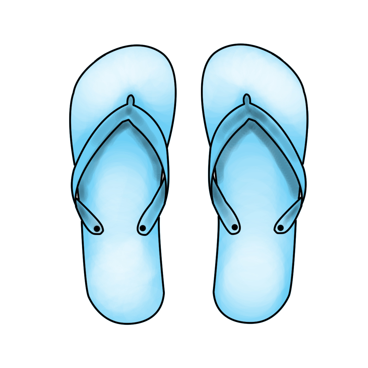 1200x1200 Simple Enough How To Draw Flip Flops