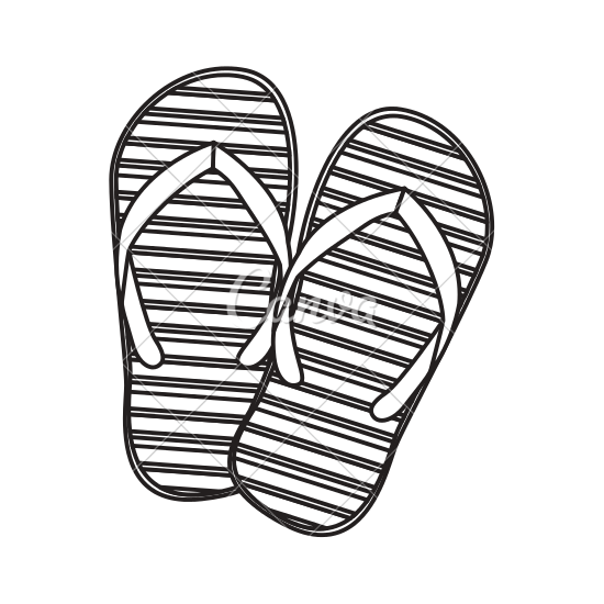 550x550 Beach Flip Flops Icon