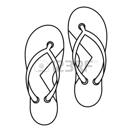 Flip Flop Drawings | Free download on ClipArtMag