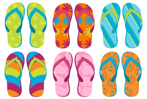 468x318 Flip Flops Vector