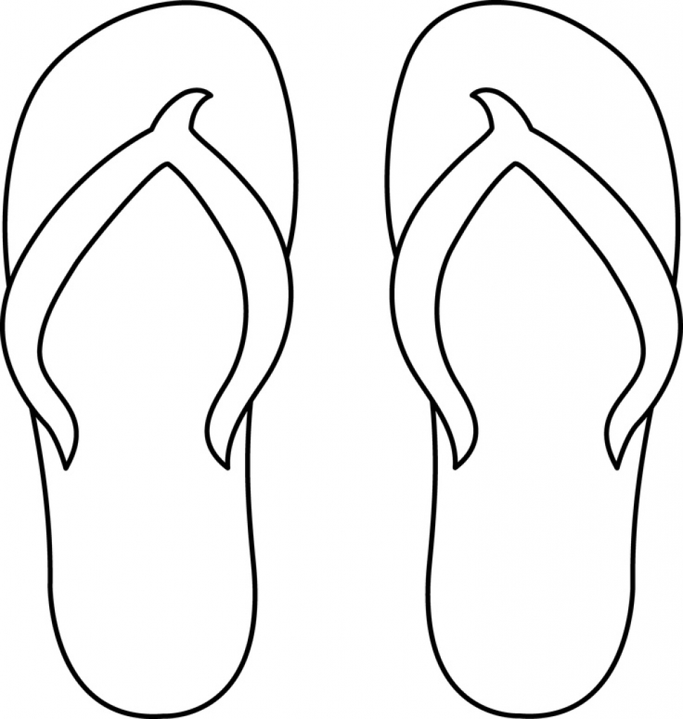 973x1024 Flip Flop Coloring Pages
