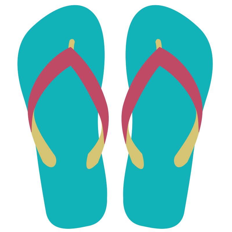 800x800 Flip Flop Clipart 2
