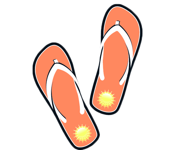 601x516 Free Flip Flops Clip Art