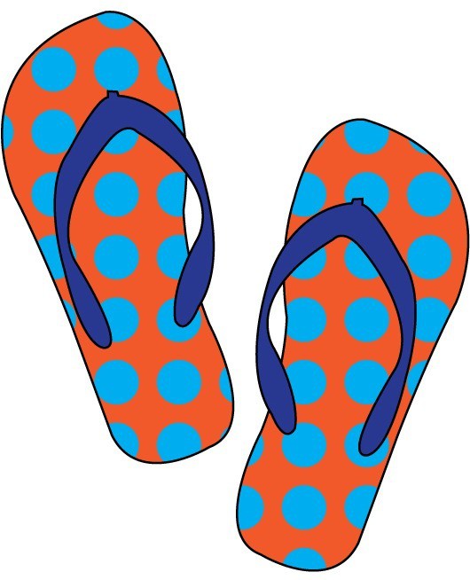 530x654 Summer Vacation Flip Flop Activity