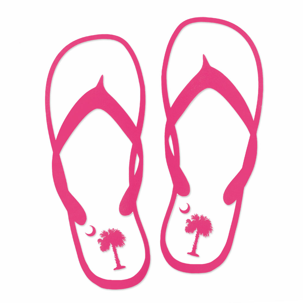 1050x1050 Flip Flops On The Beach Clipart